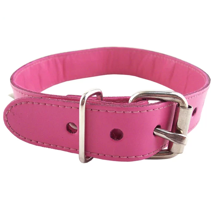 ROUGE COLLAR WITH RING PINK