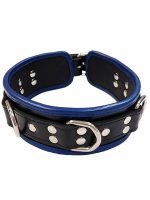 ROUGE 5 D RING COLLAR BLUE BLACK