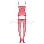 lace bodystocking back