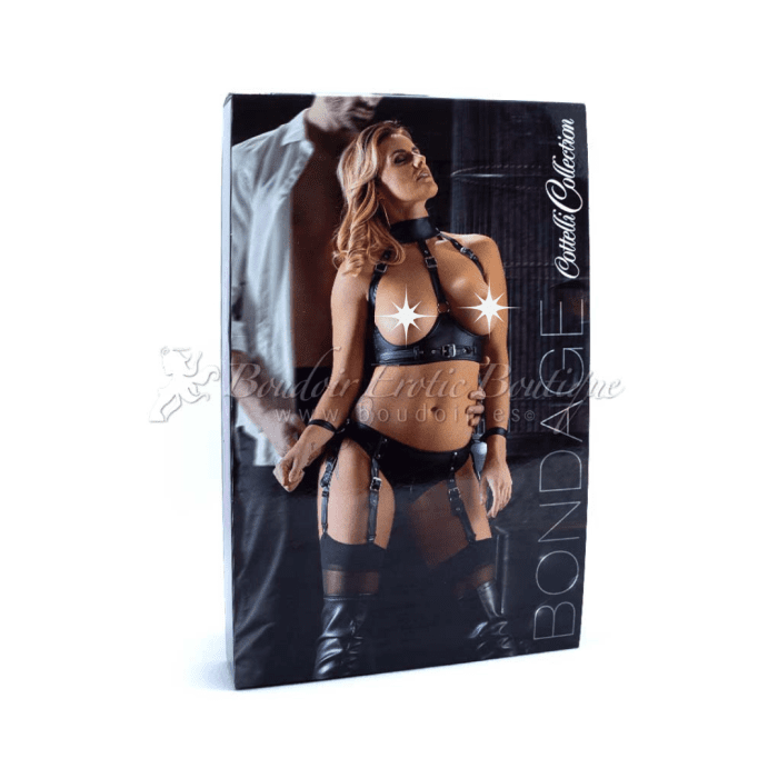 2 Pieces Bondage Lingerie Set