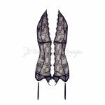 elegant set of 2 piece lace corset by Abierta Fina