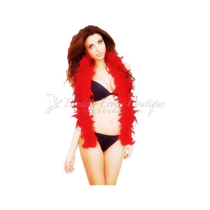 Feather Boa red