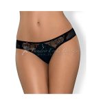 Oradea Black Open Thong