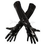 black level vinyl gloves