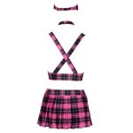 PINK TARTAN SCHOOL GIRL SET