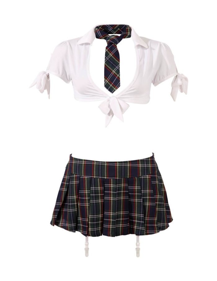 Blue & White Schoolgirl Set