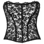 Lace Strapless Corset: Noir Collection