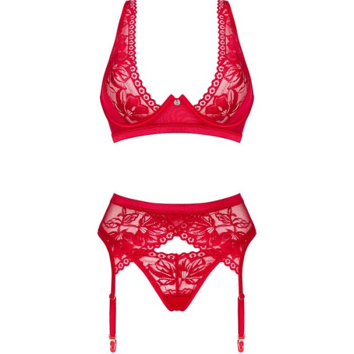 Lacelove Red Lingerie Set