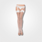 White Lace Thigh Highs 1912